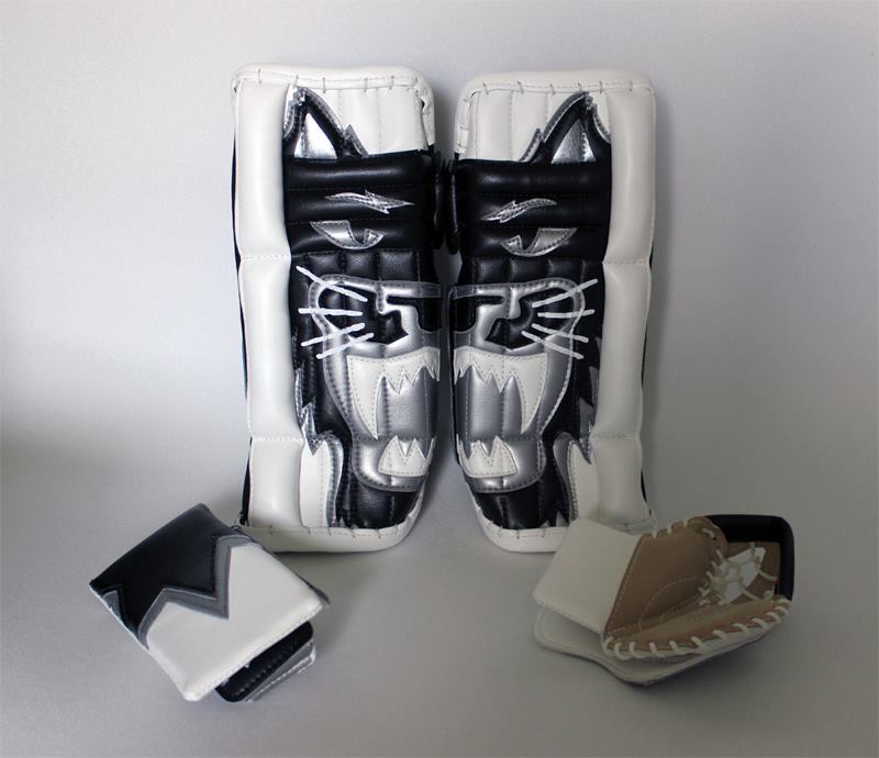 Mini hockey goalie store pads